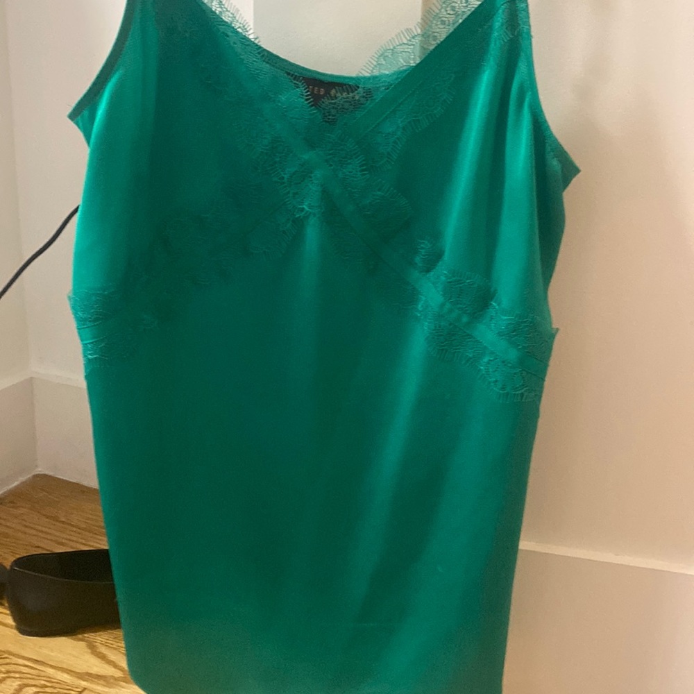 Ted Baker Lace Detail Green Cami